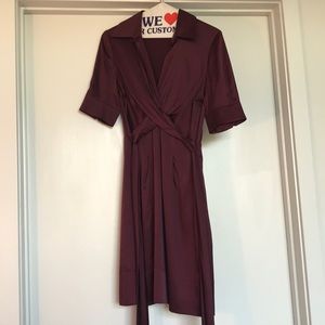 BCBG purple dress, size 2. Knee length